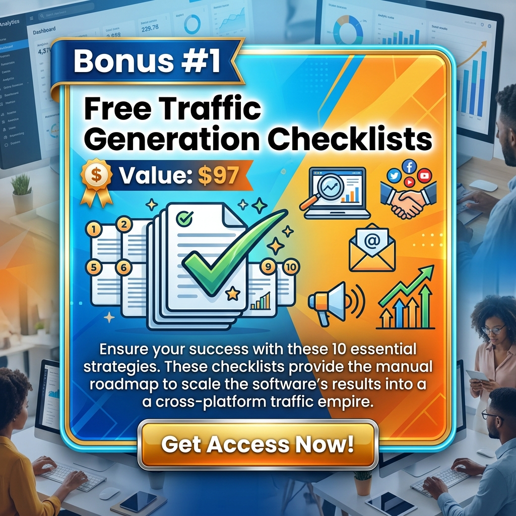 Bonus 1 - Free Traffic Generation Checklists